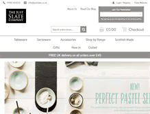 Tablet Screenshot of justslate.co.uk